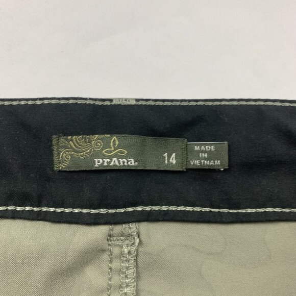 Prana Green Camouflage Halle Cargo Jogger Pant 14 - Picture 5 of 9